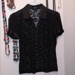 DOLCE & GABBANA BLACK TOP S